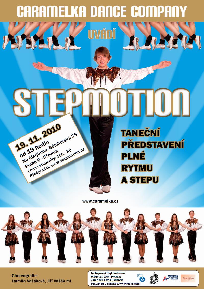 Stepmotion - projekt tane�n� skupiny Caramelka - 19.11.2010, Na Marj�nce, Praha 6